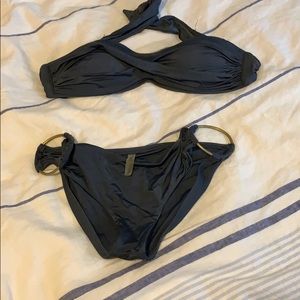 Charcoal colored bikini
